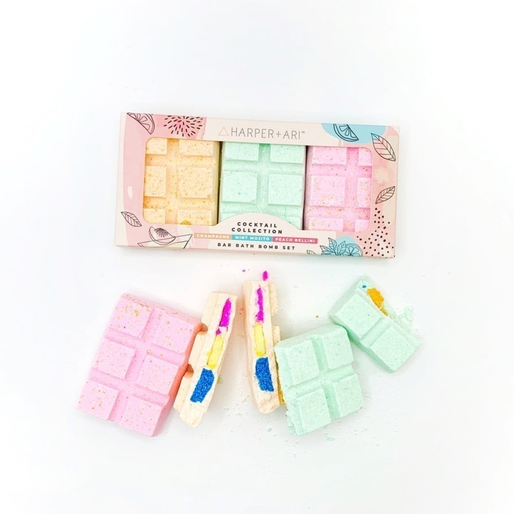 Harper + Ari COCKTAIL COLLECTION MINI BATH BOMB BARS New